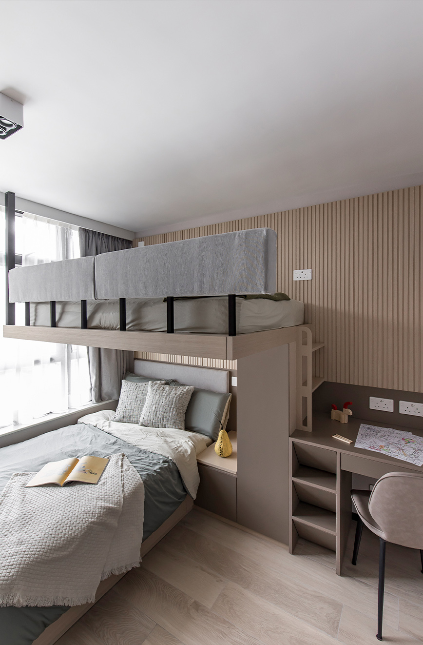 Southorn Garden interior design project Left vertical image 2